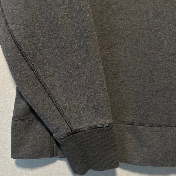 Lululemon Men’s Revolve Long Sleeve Sweatshirt Heathered Black Fleece Sz Unknown - Picture 4 of 9